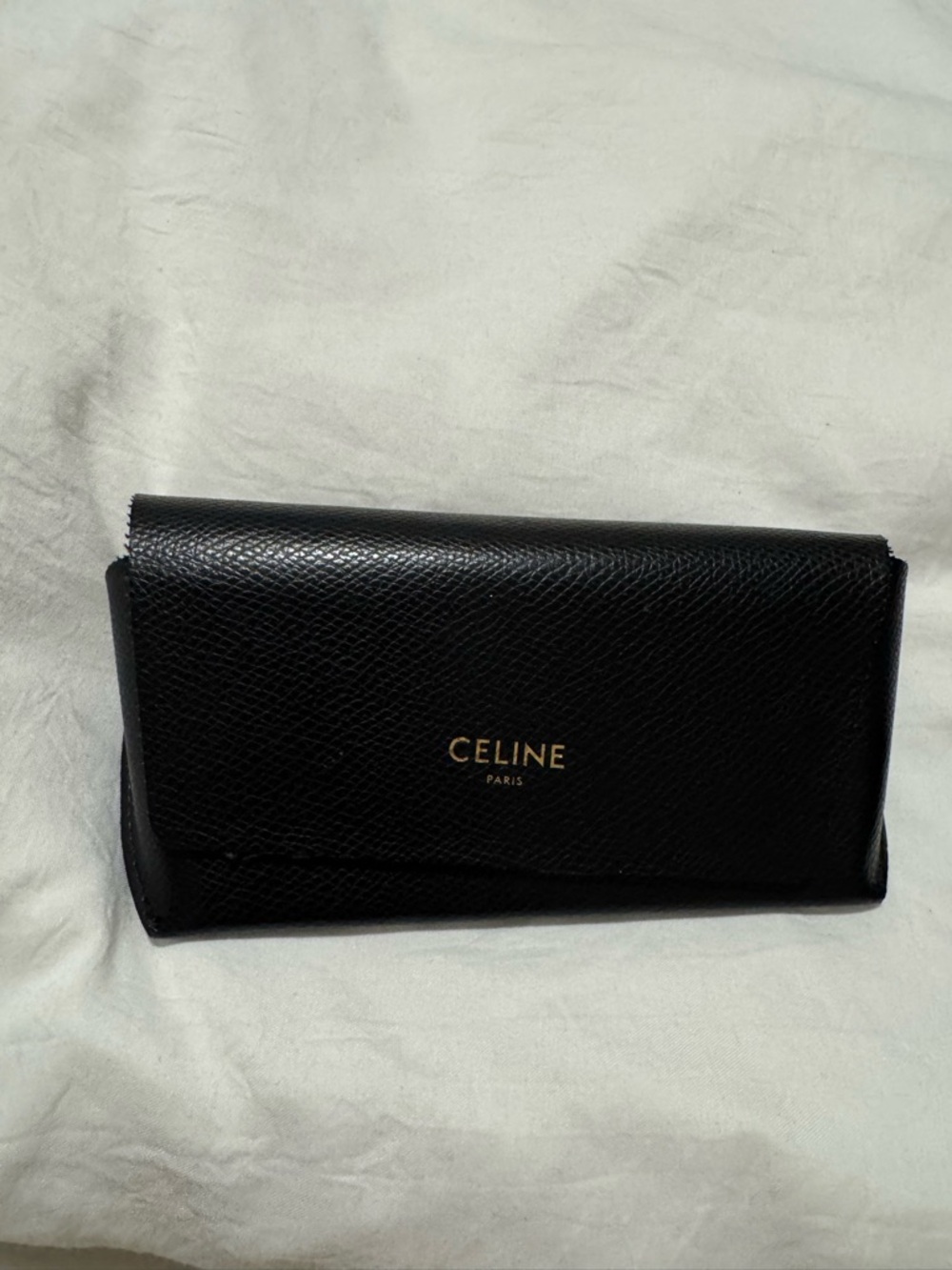 Celine Men's Round Sunglasses - Navy Frame, Brown Lenses, Gold Bridge - Picture 3 of 7